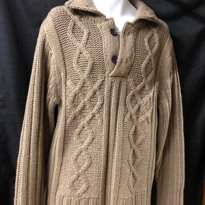 NWOT Menās Heavy Knit Sweater